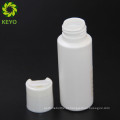 2OZ maquiagem containet óleo de cabelo garrafa de plástico flip top cap branco petg garrafa garrafa de plástico para cosméticos